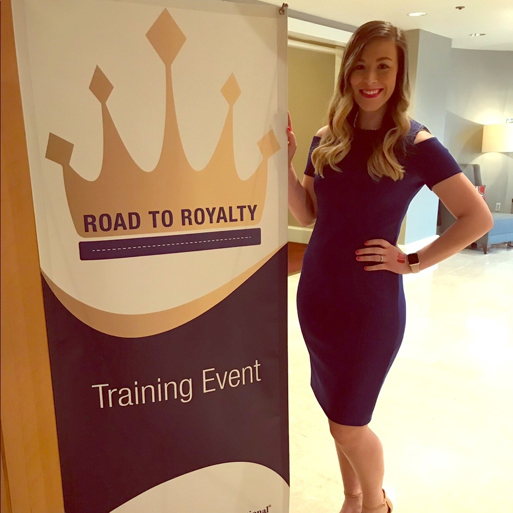 Size 4 Calvin Klein Cold Shoulder Dress